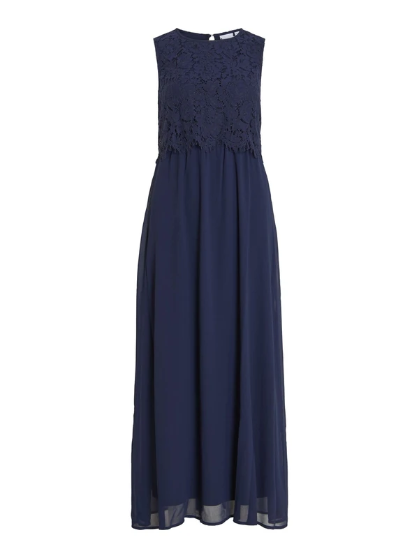 Vila Women's Vimilina Lace Dress-Noos/Dc, Blazer Navy, 16 - Image 1