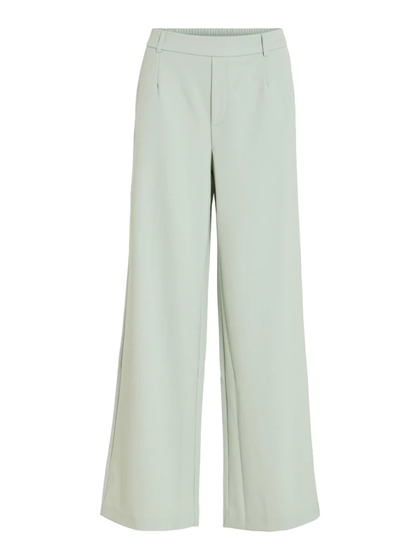 Vila Women's Vivarone Hw Wide Pant-Noos, Silt Green, 14