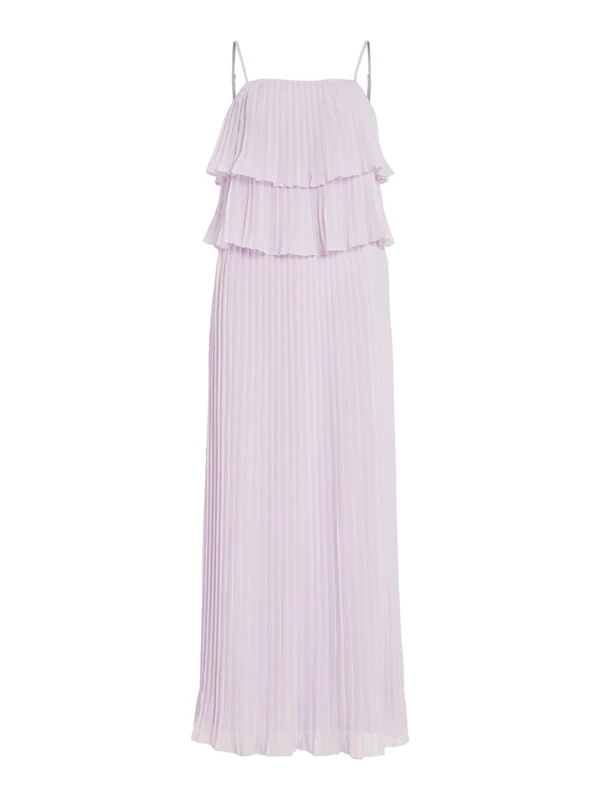Vila Women's Vichiffan Singlet Pleat Dress-Noos/Dc, Winsome Orchid, 14