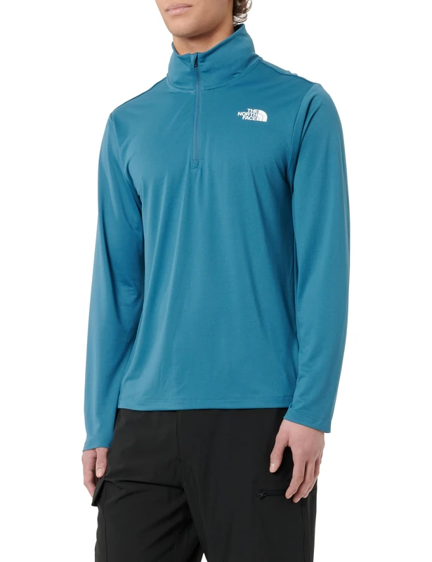 The Noth Face Men's 24/7 1/4 Zip Sweatshirt, Mountain Athleticsllard Blue, S