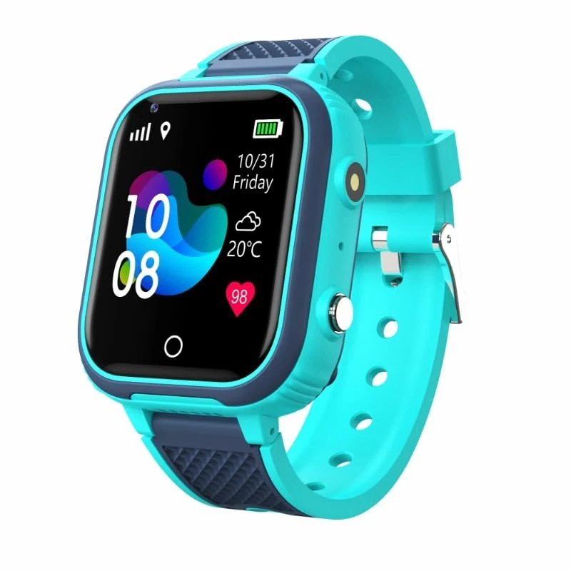 LT21 4G Smart Watch Kids GPS WIFI Video Call SOS IP67 Waterproof Child Smartwatch Camera Monitor Tracker Location Phone Watch (blue)