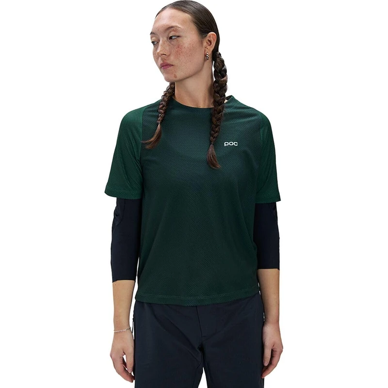 POC Motion Air S/S Jersey Women's – MTB Jersey for MTB and Trail Riding with Lightweight Recycled Polyester mesh, Quick-Drying Moisture Management, Durable snag-Resistant Construction