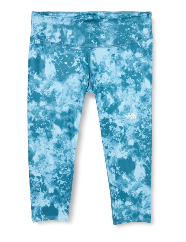 The North Face Women's Plus Flex High Rise 25In Print Leggings, Mallard Blue Micro Half, 40-42
