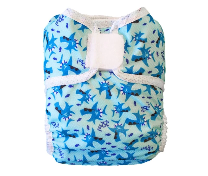 Pss! Reusable Cloth Diaper - Shark Pattern - 0-3 Years