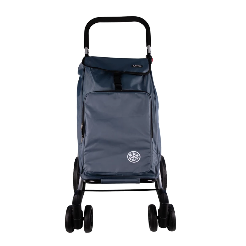COFAN CARRO DE LA COMPRA GRIS ABATIBLE DE ALUM – fresh aroma, optimal for travel, with intense scent - Image 1