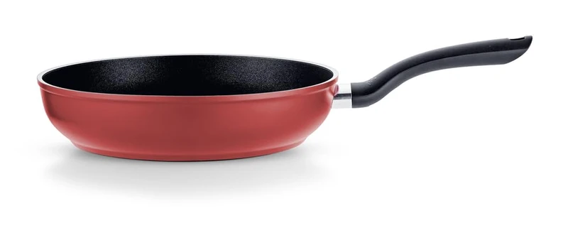 Fissler Cenit Red/Frying Pan (Diameter 28 cm) Coated Aluminium Non-Stick High Rim - Induction