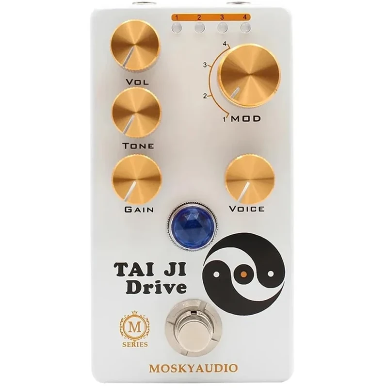Mosky TAI JI - 4 mode "amp-in-a-box" Overdrive Pedal with true bypass