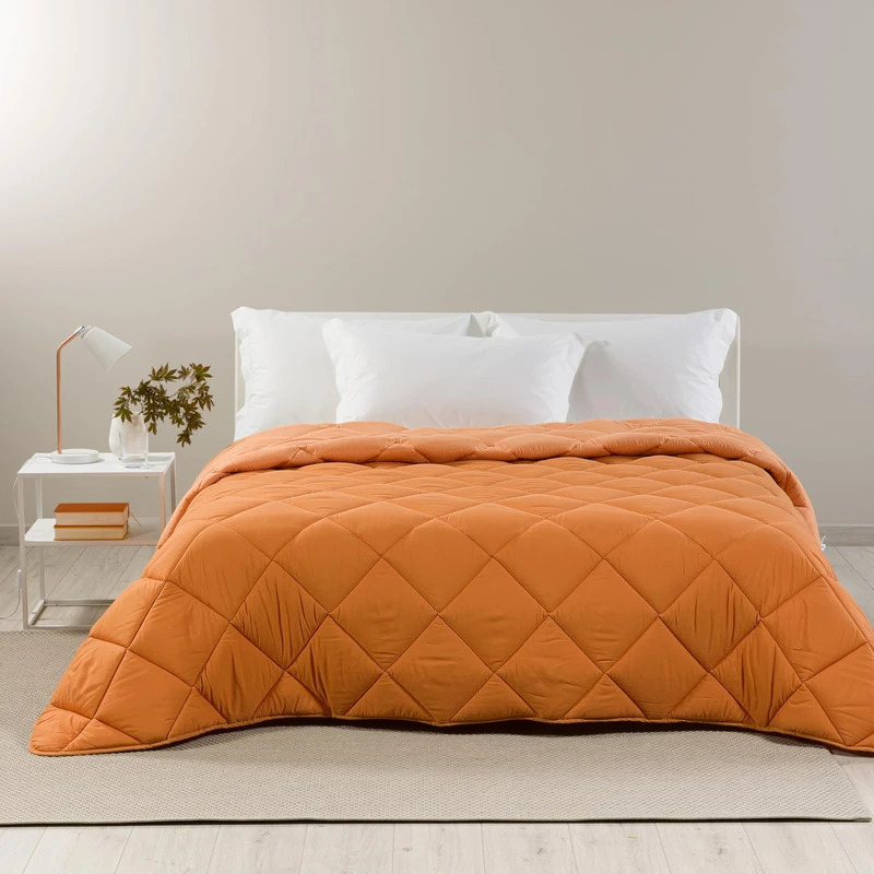 Caleffi - Double Winter Quilt 260 x 265 cm in Microfibre, Soft Winter Double Duvet, Washable Resistant Padded Duvet, Hypoallergenic Quilted Blanket, Made in Italy