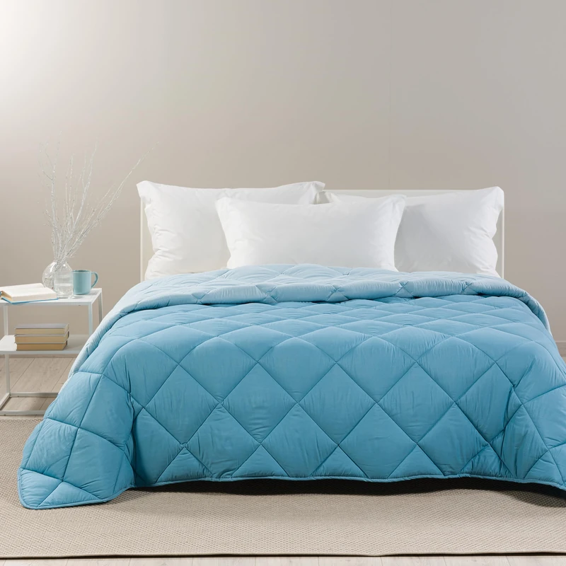 Caleffi - Double Winter Quilt 260 x 265 cm in Microfibre, Soft Winter Double Duvet, Washable Resistant Padded Duvet, Hypoallergenic Quilted Blanket, Made in Italy