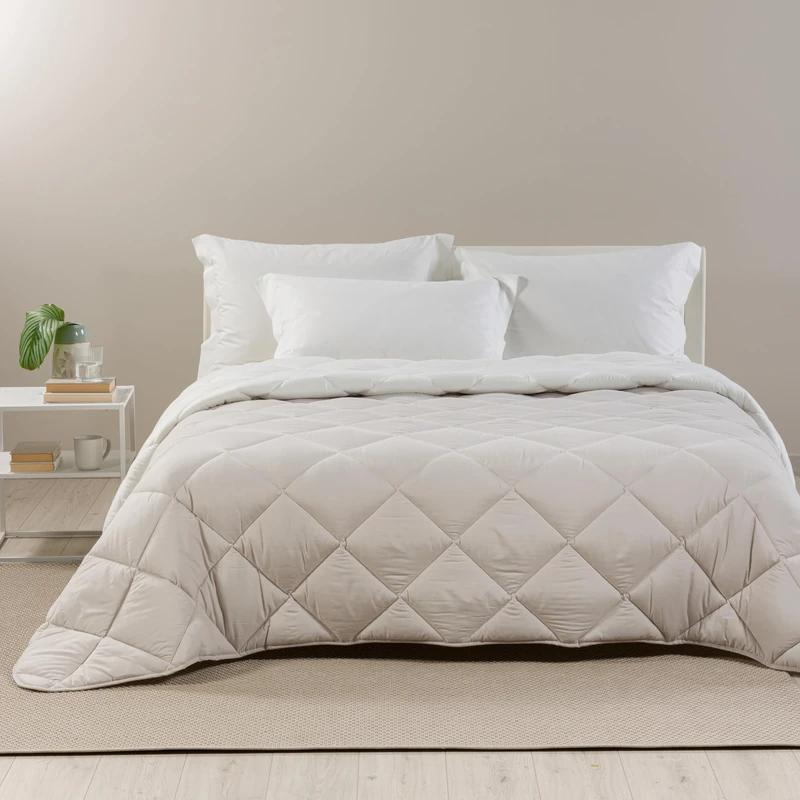 Caleffi - Microfibre Single Bed Quilt 170 x 265 cm, Warm, Soft and Cuddly, Winter Single Bed Duvet Padded, Washable Resistant, Hypoallergenic Quilted Blanket, Made in Italy