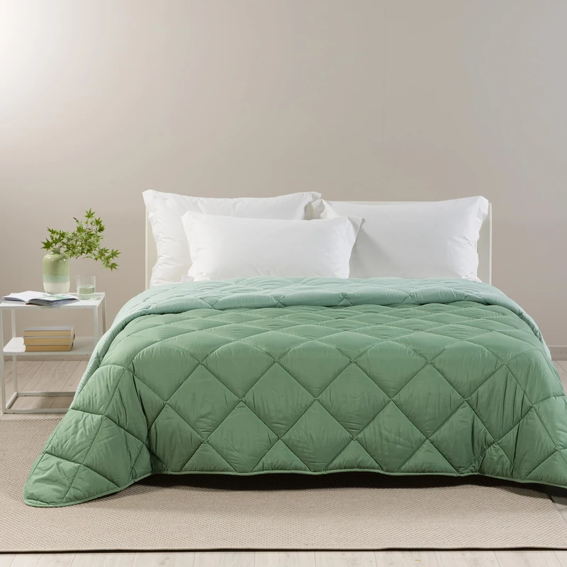 Caleffi - Double Winter Quilt 260 x 265 cm in Microfibre, Soft Winter Double Duvet, Washable Resistant Padded Duvet, Hypoallergenic Quilted Blanket, Made in Italy