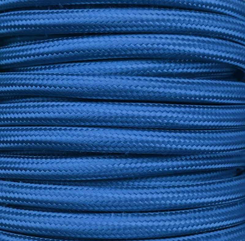 25 m CABLE TEXTILE PLAIN BLUE KLEIN MATT - Image 1