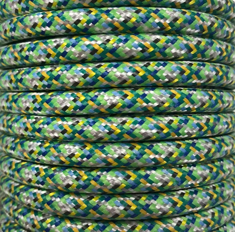 25 m CABLE TEXTILE GREEN PIXEL GLOSS - Image 1