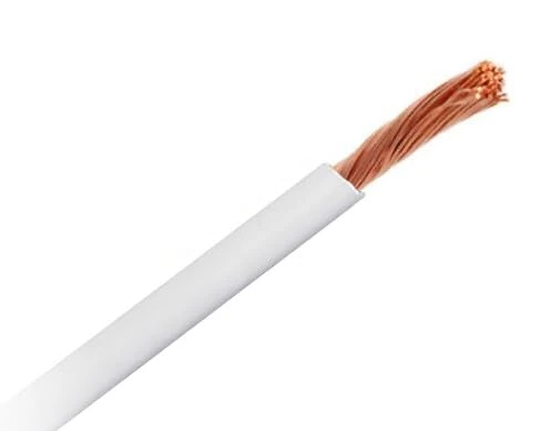 100 m WHITE LINE FLEXIBLE WIRE 2,5mm²
