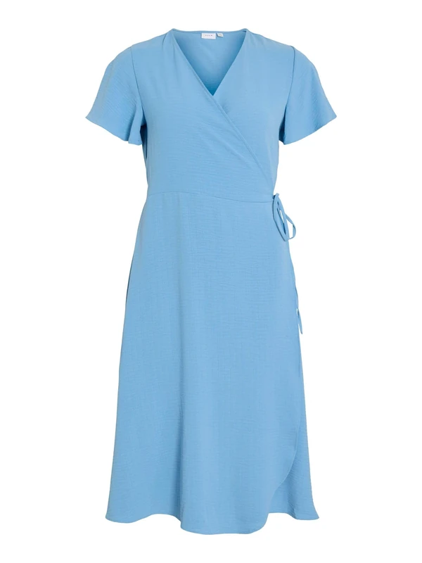 Wrap Dress VILOVIE Short Sleeved 38, Blissful Blue, 38