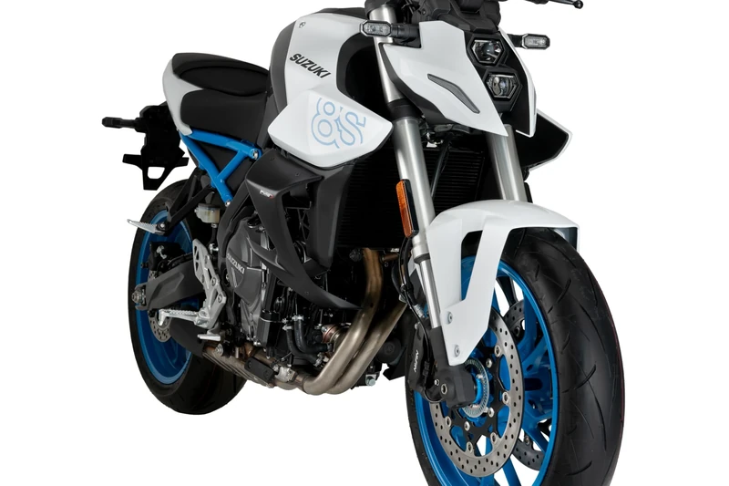 Puig 21783J Downforce Side Spoilers Naked Matte Black