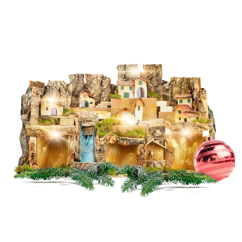 Avilia Artisan Neapolitan Crib, cork, Brown, nd