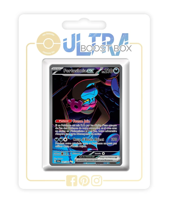 Fortusimia ex (Munkidori ex) 091/064 Alternative Shiny Pokémon Gallery - my-booster X Écarlate et Violet 6.5 - Fable Nébuleuse Box of 10 Pokemon French Cards