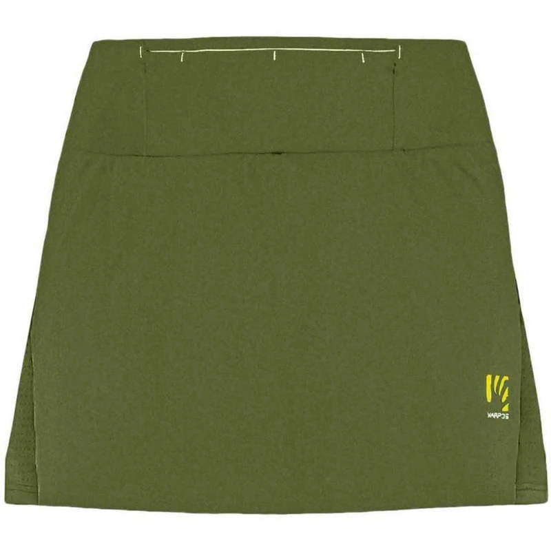 Karpos Lavaredo Women's Run Skirt Shorts, Green, M