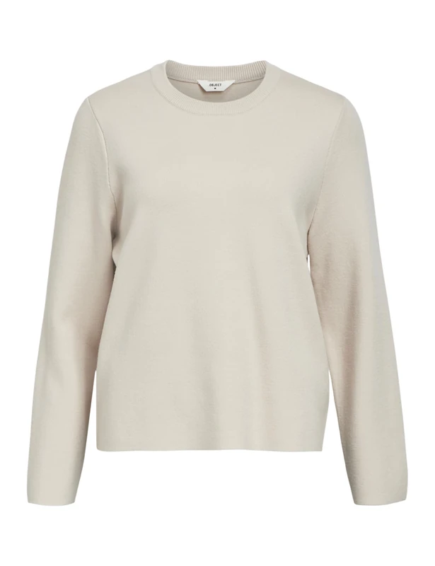 Object Reynard Square Sweater XS, Beige, XS