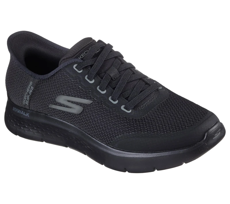 Skechers Men's Go Walk Flex Netro Slip-On Sneakers - Black