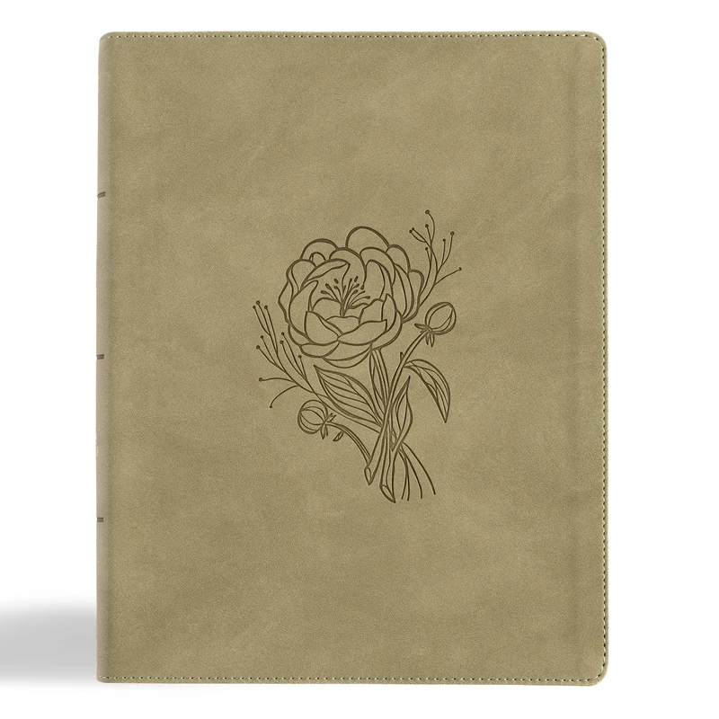 KJV Notetaking Bible, Large Print Edition, Sage Suedesoft