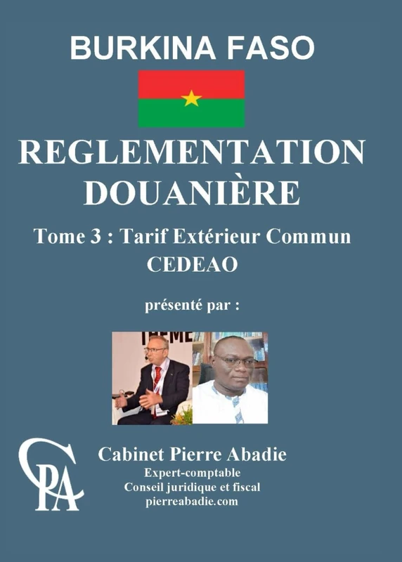 Règlementation douanière T3 : Tarif extérieur commun CEDEAO