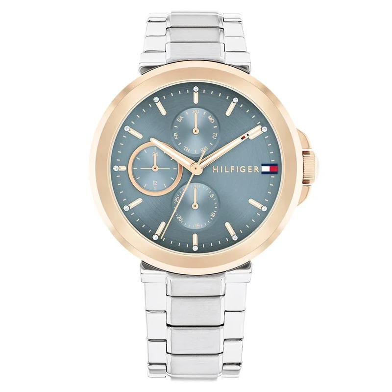 Tommy Hilfiger Analogue Multifunction Quartz Watch for women with Silver Stainless Steel bracelet - 1782754