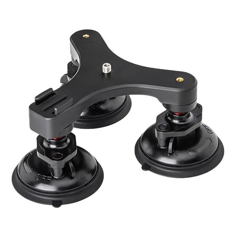 Sunnylife Triple Suction Cup Car Mount for cameras, phones etc. (ZJ771)
