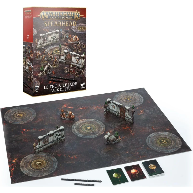 Warhammer AoS - Fire & Jade Gaming Pack 2024 (Fr)