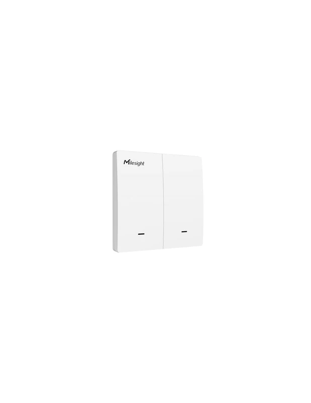 Milesight IoT Wall Switch LoRaWAN 3-wire 2 button
