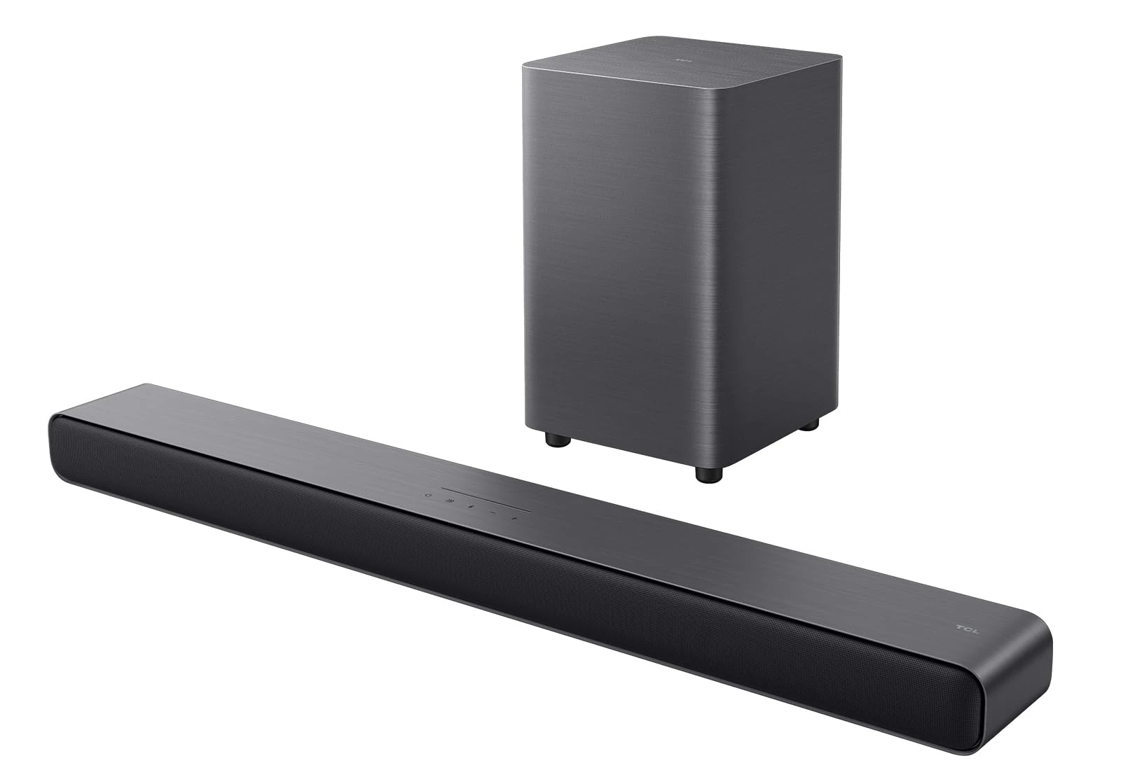 TCL S55HK 2.1 ch soundbar for TV,220 Watts, Home theater, Sound Expansion, Dolby Atmos, DTS Virtual:X, Soundbar with wireless subwoofer, one remote control, Bluetooth 5.3, HDMI eARC