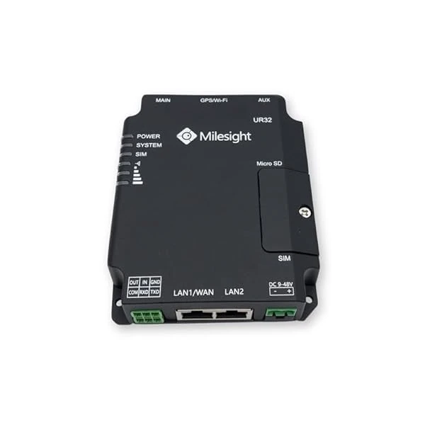 Milesight IoT Industrial Cellular Router Wi-Fi GPS Supported