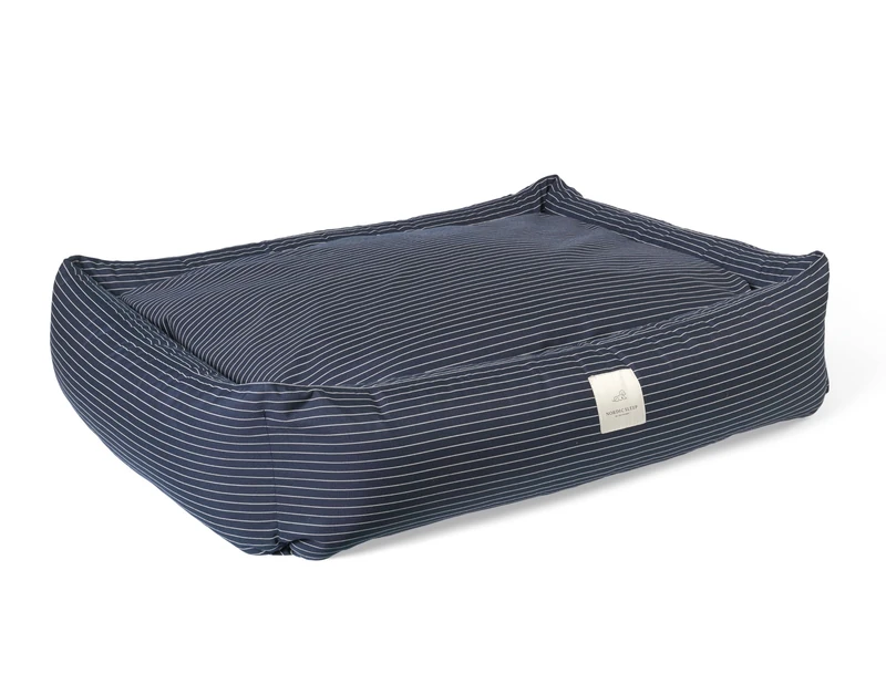 Fossflakes - PetBed Medium 70x90 Navy Pinstripe - (PET-BED-070-090-103)