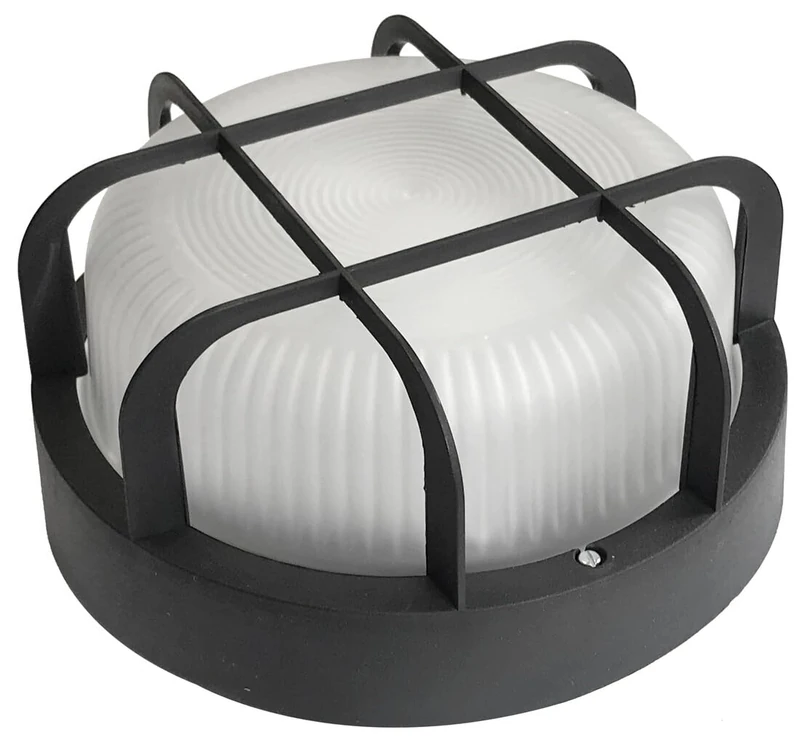 WatioWave LED LAMP Round Black REJ 6W IP44 - Image 1