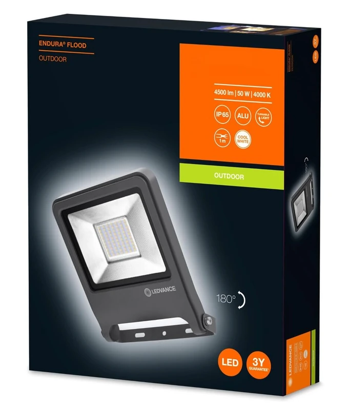 WatioWave LED Projector Outdoor 50W 4000K IP65 - Image 1