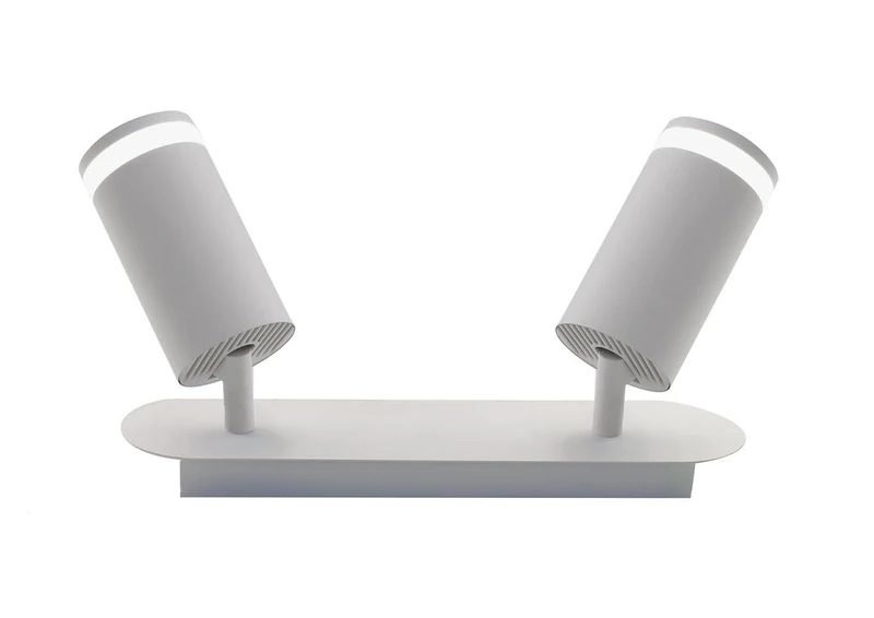 WatioWave LED Spotlight 2xGU10, White Aluminium, 40W, Ideal for Decorative and Functional Lighting in Homes and Offices. - Image 1