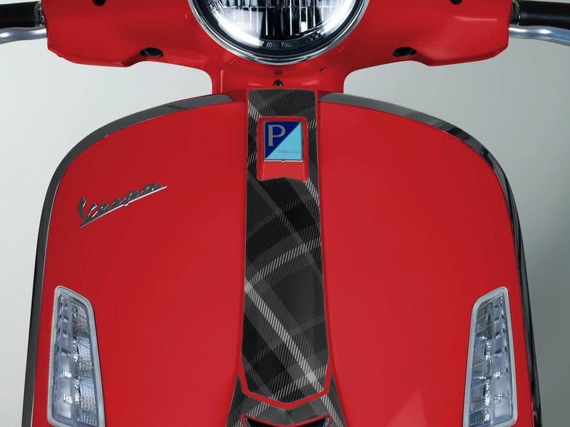UNIRACING Decoration and Protection Kit for Vespa GTS and GTS Super 2019-24. Grey Tartan - Image 1