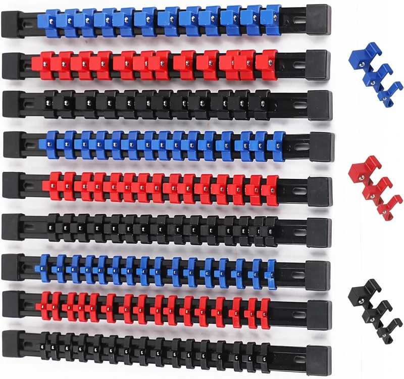 SWANLAKE 9PC Socket Rail Holder - 48 1/4", 45 3/8", 36 1/2", 13.8"