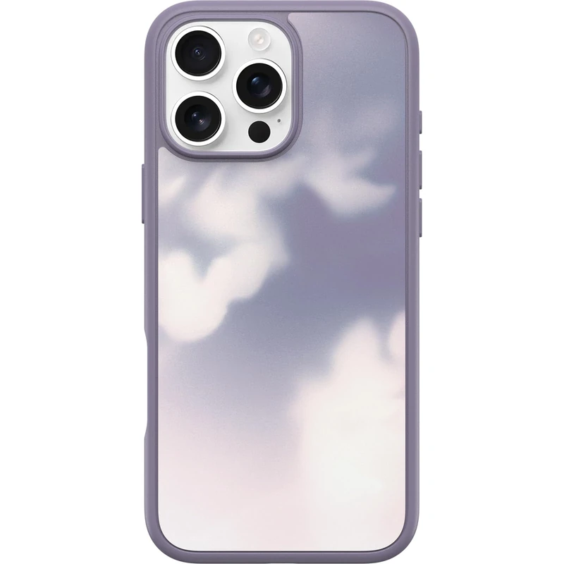 OtterBox Symmetry Series MagSafe Case for iPhone 16 Pro Max, Shockproof, Drop proof, Protective Thin Case, 3x Tested to Military Standard, Blue Clouds