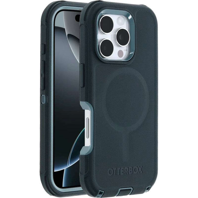OtterBox Defender Series MagSafe Case for iPhone 16 Pro, Green