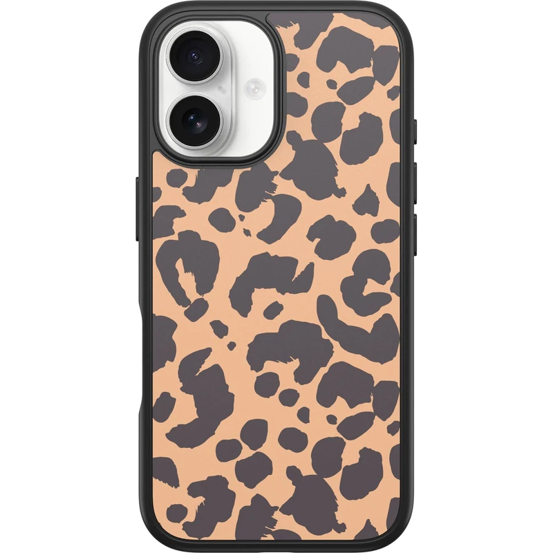 OtterBox Symmetry Series MagSafe Case for iPhone 16, Shockproof, Drop proof, Protective Thin Case, 3x Tested to Military Standard, Animal Print