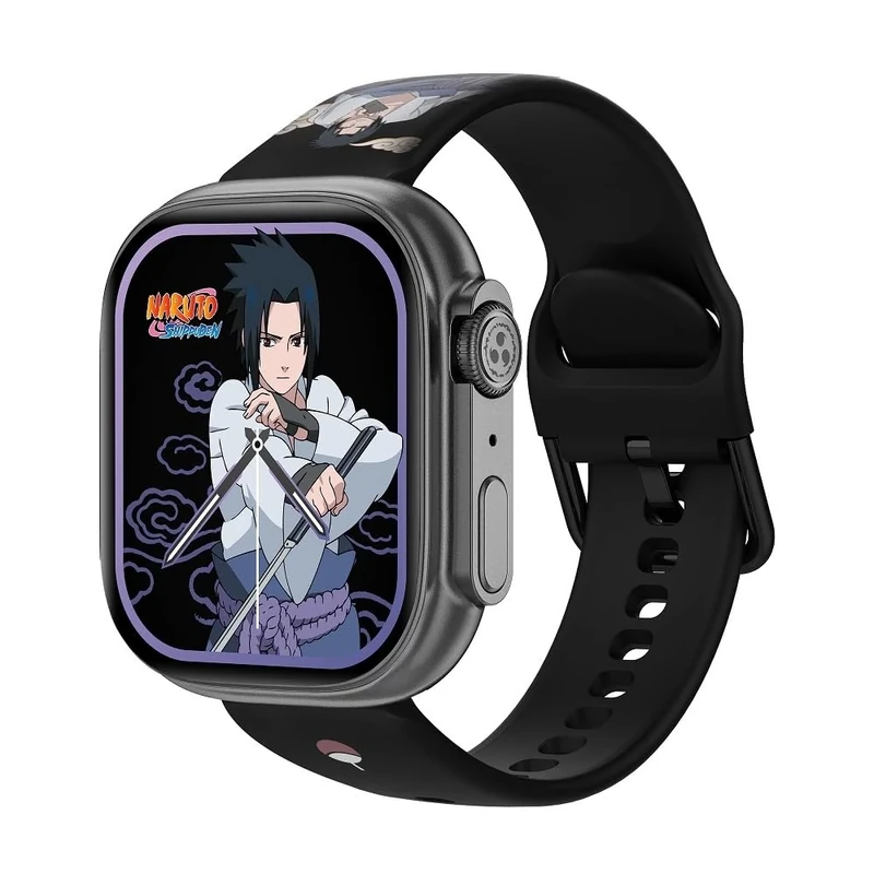 Abyx Fit Touch 5 – Sasuke Edition Smartwatch with 1.75 Inch AMOLED Touch Screen, Phone Function, Health Monitoring (Blood Pressure, Heart Rate, Sleep, SpO2) and Sport.