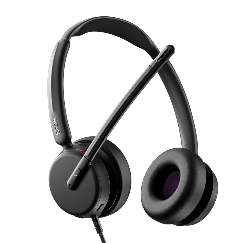 EPOS IMPACT 460 Binaural On-Ear USB C and USB A Wired Headset with Noise-Canceling Mic, Plug-and-Play, high fidelity Sound, Comfortable Fit, good for Office, Home and Business Communication