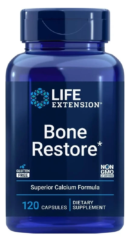 Life Extensions Life Extension - Bone Restore | Support for Bone Health with Essential Minerals - 120 Capsules