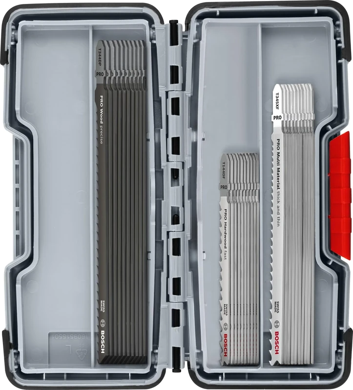 Bosch 30x PRO Wood and Metal Rough Cut Jigsaw Blade Set (for Steel, Wood with Nails, Length 100 mm, Professional Accessory Jigsaw)