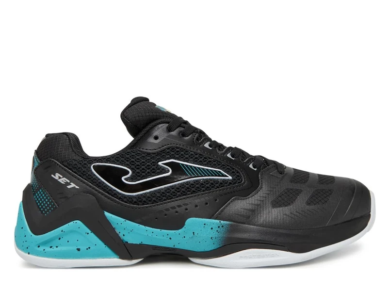 Joma Men's Tsets2501ac Sneaker, Black/White, 10 UK