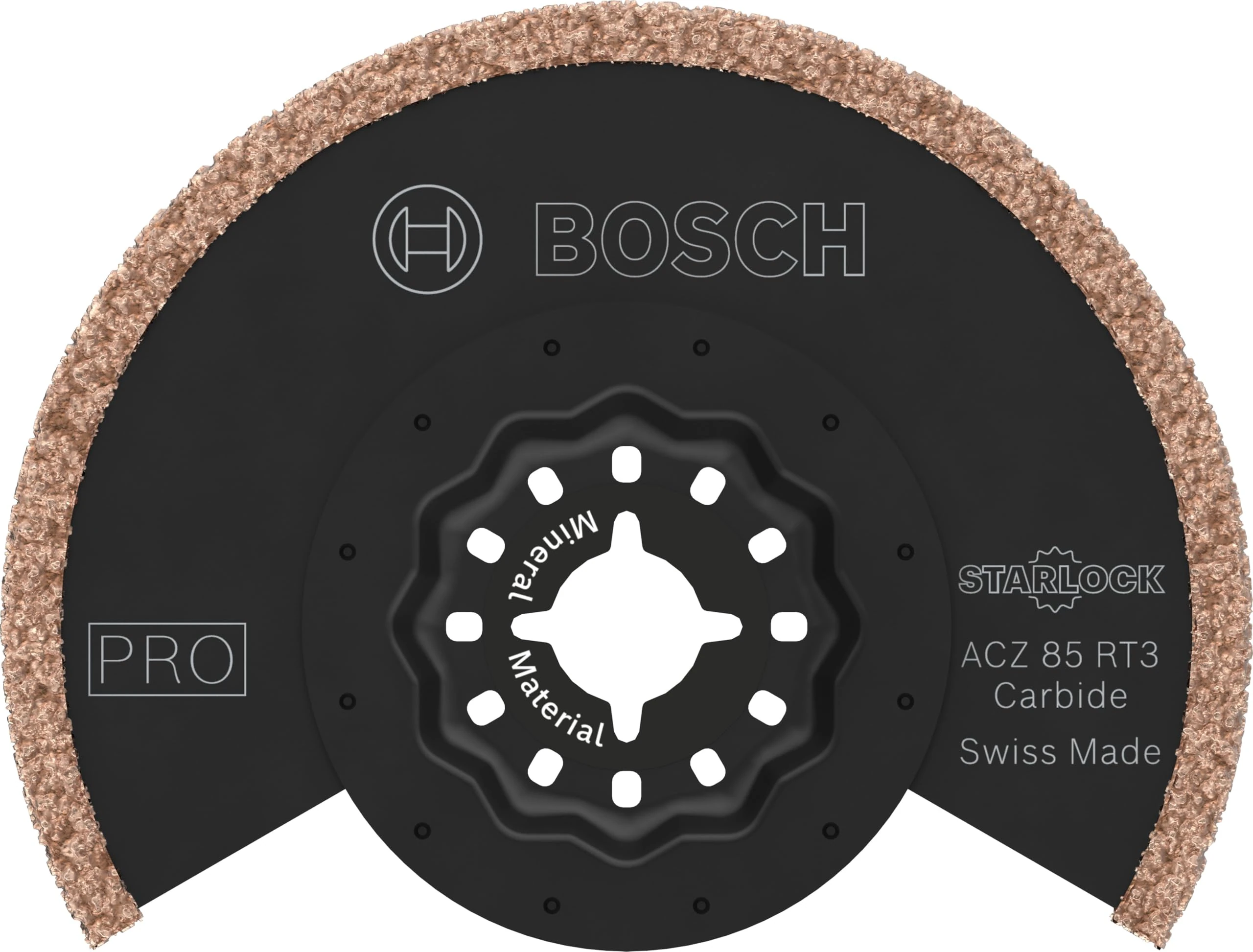 Bosch 10x PRO Multi Material ACZ 85 RT3 Multitool Blade (for Mortar, Aerated Concrete, Ø 85 mm, Professional Accessory Multitool)