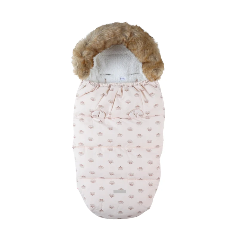 NOUKIE'S - Canvas Footmuff - Hedgehogs - 6 to 36 Months