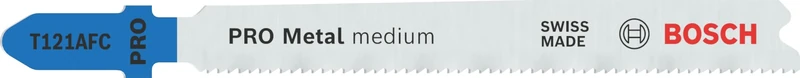 Bosch 25x PRO Metal Medium T121AFC Jigsaw Blade (for Steel Sheets, Steel Sheets, Length 92 mm, Professional Accessory Jigsaw)